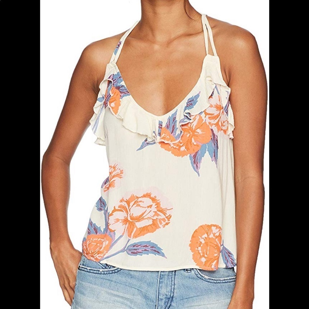 NWT Billabong ruffles shirt